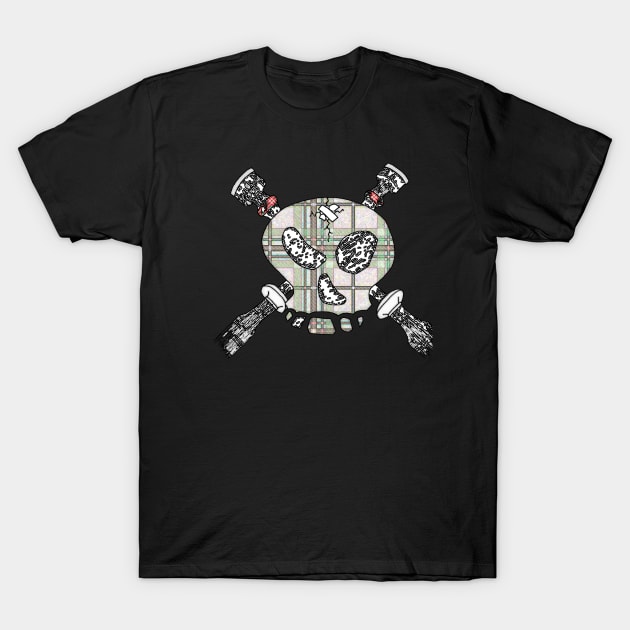 Skull & Cross-Drones Faded T-Shirt by Lonely_Busker89